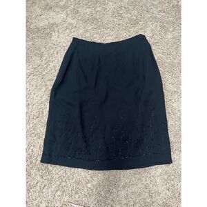 Emma James Liz Claiborne Black Skirt size 6